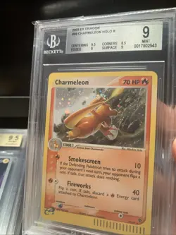 Pokemon TCG Charmeleon EX Dragon 99/97 Holo Secret Rare BGS 9 (swirl)! - Image 3