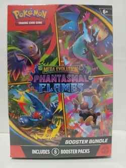 Pokemon TCG ME02 Phantasmal Flames Booster Bundle FACTORY SEALED NEW - Image 1