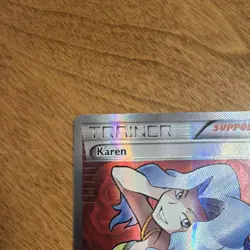 Pokemon Karen Supporter Full Art Holo Promo XY177A Alternate Art 2017 - Image 3