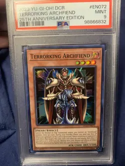 Terrorking Archfiend DCR-EN072 Dark Crisis (25th Anniversary Edition) Psa 9 - Image 1