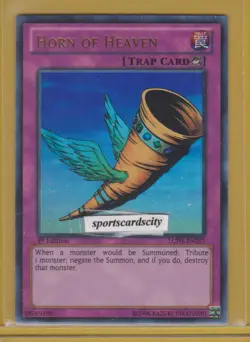 HORN OF HEAVEN (LCJW-EN292) - Ultra Rare 1st - Yu-Gi-Oh Joey's World Legendary 4 - Image 1