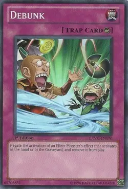 Yugioh! LP Debunk - EXVC-EN076 - Super Rare - 1st Edition Lightly Played, Englis - Image 1