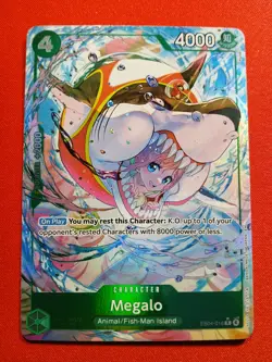 Megalo EB04-018 R ALT ART - The Azure Sea's Seven ENGLISH OP14 One Piece - Image 1