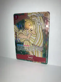 One Piece Sanji OP01-013 English Version 1st Anniversary Set Promo Card - Image 2