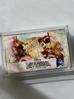 Disney Lorcana: Fabled Booster Box - SEALED with acrylic case - Image 1