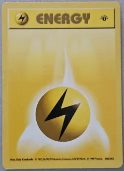 Vintage Pokemon TCG Base Set 1st Edition Shadowless WoTC Energy Lot - Image 4