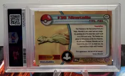 1999 Topps Pokemon T.V. Ninetails #38 PSA 9 MINT - Image 3