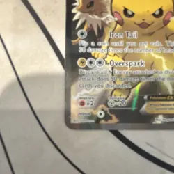 Pokemon Pikachu EX Full Art Promo Holo XY124 130 HP Card XY Set - Image 5