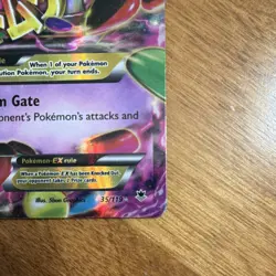 Pokemon M Gengar EX Mega Ultra Rare Holo 35/119 XY-Phantom Forces 2014 - Image 5
