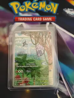 Pokemon - Stellar Crown Illustration Rare SV07 Meditite 153/142 NM C15 - Image 1