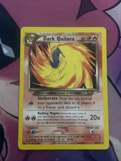 Pokemon TCG - Dark Quilava 39/105 - Neo Destiny - HP - Image 1