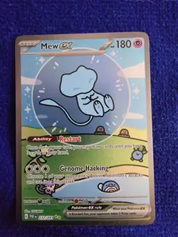 Pokemon TCG Mew EX 232/091 Sv: Paldean Fates Bubble Mew - Image 4