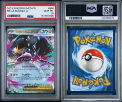 2025 POKEMON MEG EN-MEGA EVOLUTION #094 MEGA MAWILE EX PSA 10 Gem Mint Rare Holo - Image 3