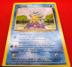 1999 Pokemon Squirtle base set not English - Image 1