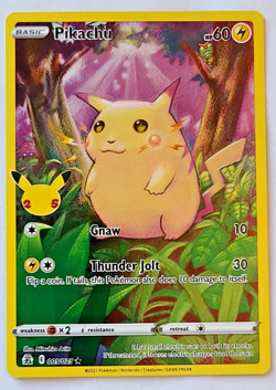 Pokemon TCG: Pikachu Celebrations Full Art #005/025 MINT - Image 1