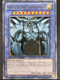 Obelisk the Tormentor LC01-EN001 Yu-Gi-Oh Legendary Collection 1 Limited Edition - Image 1