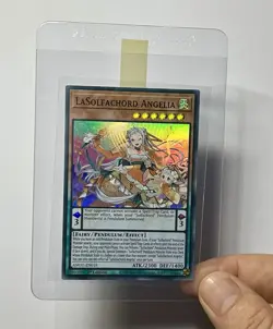 Lasolfachord Angelia ANGU-EN019 (NM) Super Rare 1st Edition YuGiOh! TCG - Image 3