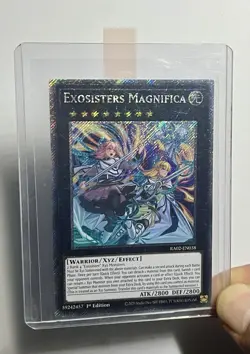 Exosisters Magnifica RA02-EN038 (NM) Platinum Secret Rare 1st Edition YuGiOh! - Image 3