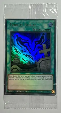 Tribute Burial LART-EN053 •SEALED• Ultra Rare Limited Edition Promo Yu-Gi-Oh - Image 1
