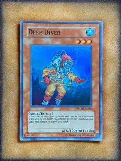Yugioh Deep Diver SC08-EN001 Super Rare LP - Image 1