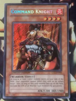 Yugioh: Command Knight - CT1-EN003 - Secret Rare - Limited Edition - MP - Image 1
