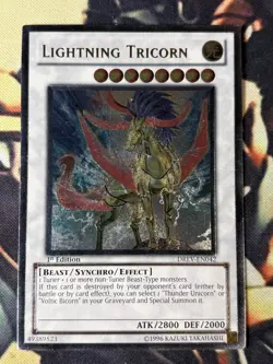 Yugioh: Lightning Tricorn - DREV-EN042 - Ultimate Rare - 1st Edition - LP - Image 1