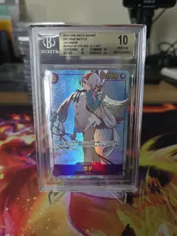2022 One Piece Summit Decisive Battle Japanese OP02120 Uta Sec BGS 10 PRISTINE - Image 1