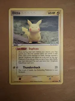 Pokemon Ditto 60HP 63/113 Delta Species Basic Card English 2005 - Image 1