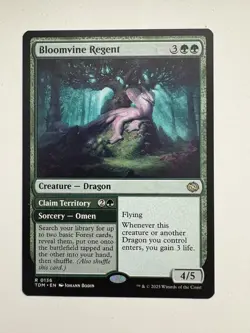 Bloomvine Regent MTG Magic the Gathering Card NM Near Mint TDM - Image 1