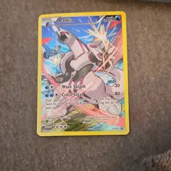 Pokemon Palkia Full Art Promo Holo Basic HP120 Card XY75 XY Set English - Image 1