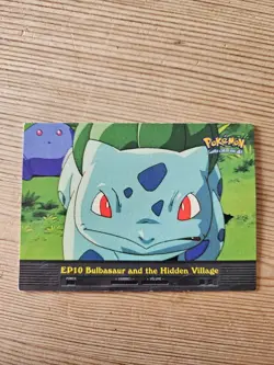 EP10 BULBASAUR & THE HIDDEN VILLAGE Pokemon card topps - Image 1