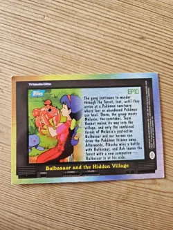 EP10 BULBASAUR & THE HIDDEN VILLAGE Pokemon card topps - Image 2