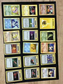 1st Edition Shadowless Pokemon Binder Filler Cards “damaged” - Image 1