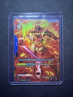 Gundam Card Game TCG Unicorn Gundam (Unicorn Mode) GD01-005 Alt Art - Image 1
