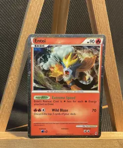 Pokemon TCG Card Call of Legends Shining Entei SL3 Secret Rare Holo NM/LP+ - Image 1