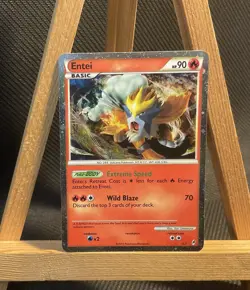 Pokemon TCG Card Call of Legends Shining Entei SL3 Secret Rare Holo NM/LP+ - Image 2