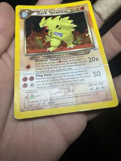Pokemon Dark Tyranitar Holo Rare 11/105 Neo Destiny 90 HP English Card - Image 3