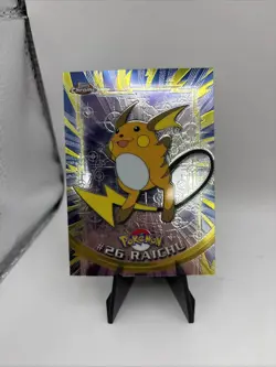 Topps Chrome 2000 Holo Pokemon Raichu #26 Pokemon Card - Image 1
