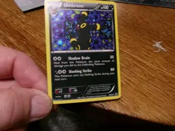 Pokemon TCG Umbreon Black White Holo Card BW93 Black Star Promo used - Image 1