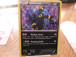 Pokemon TCG Umbreon Black White Holo Card BW93 Black Star Promo used - Image 2