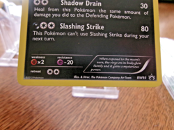 Pokemon TCG Umbreon Black White Holo Card BW93 Black Star Promo used - Image 4