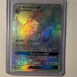 Pokemon Gyarados GX Secret Rare Holo 112/111 Sm-Crimson Invasion Card - Image 1
