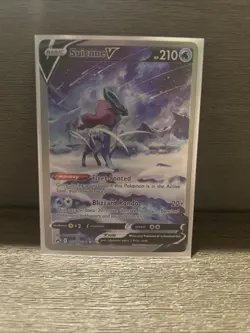 Pokemon Suicune v Crown Zenith Galarian Gallery Holo Ultra Rare Card GG38/GG70 - Image 1