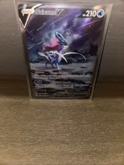Pokemon Suicune v Crown Zenith Galarian Gallery Holo Ultra Rare Card GG38/GG70 - Image 2