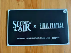 MTG Magic Final Fantasy Secret Lair - Gilded Lotus #909 FOIL Promo - Image 1