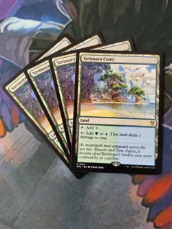 Yavimaya Coast x 4 | 7% Off 2+ | Aetherdrift | NM | MTG - Image 1