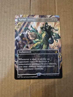 Karmic Justice (Anime Borderless) Wilds of Eldraine: Enchanting Tales Regular - Image 1