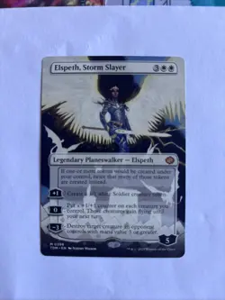 Elspeth, Storm Slayer (Borderless) Tarkir: Dragonstorm Regular - Image 1