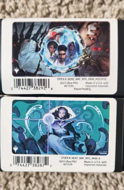 Ultea Pro Magic The Gathering HOLOFOIL Playmat - 2 Mats & 100 Protector Sleeves - Image 2