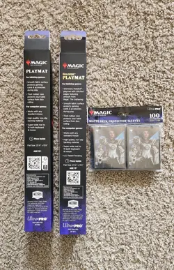 Ultea Pro Magic The Gathering HOLOFOIL Playmat - 2 Mats & 100 Protector Sleeves - Image 3